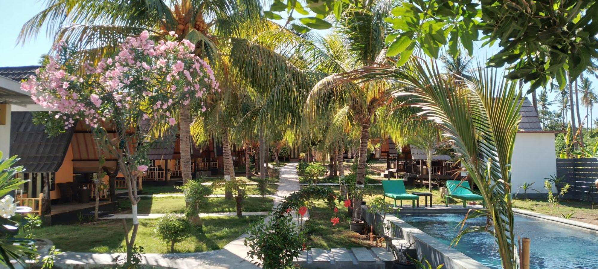Pandan Bungalow Gili Air Dış mekan fotoğraf