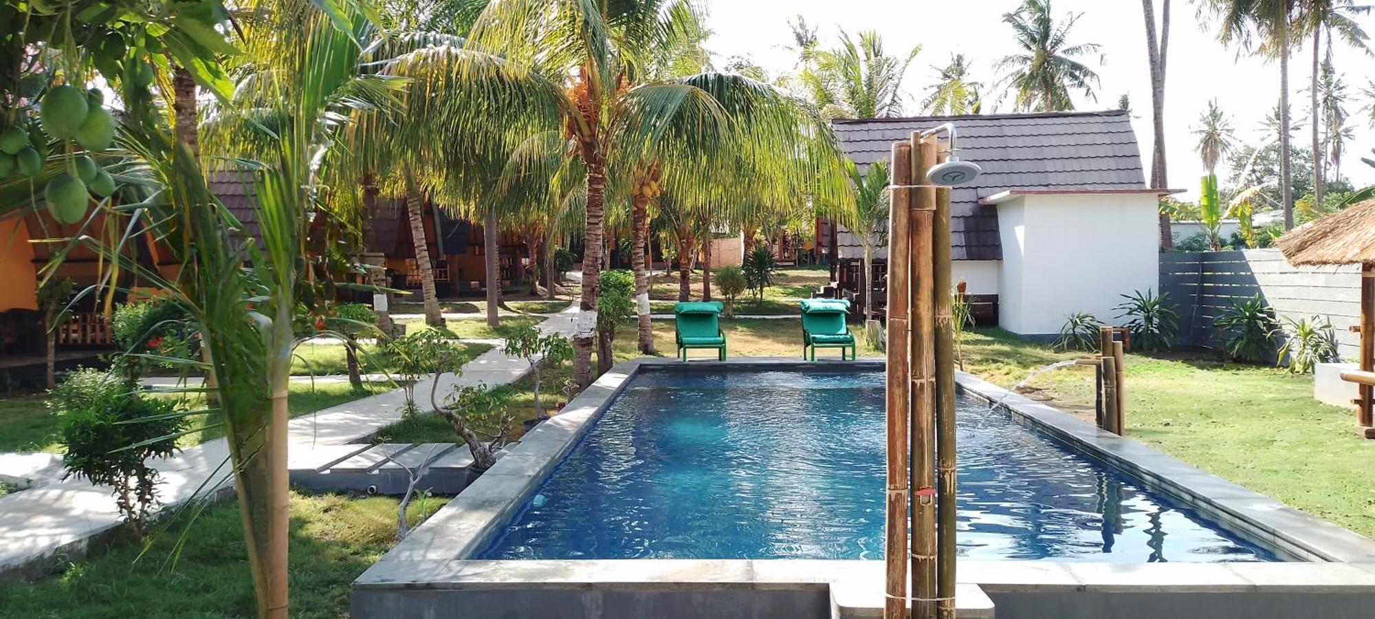 Pandan Bungalow Gili Air Dış mekan fotoğraf
