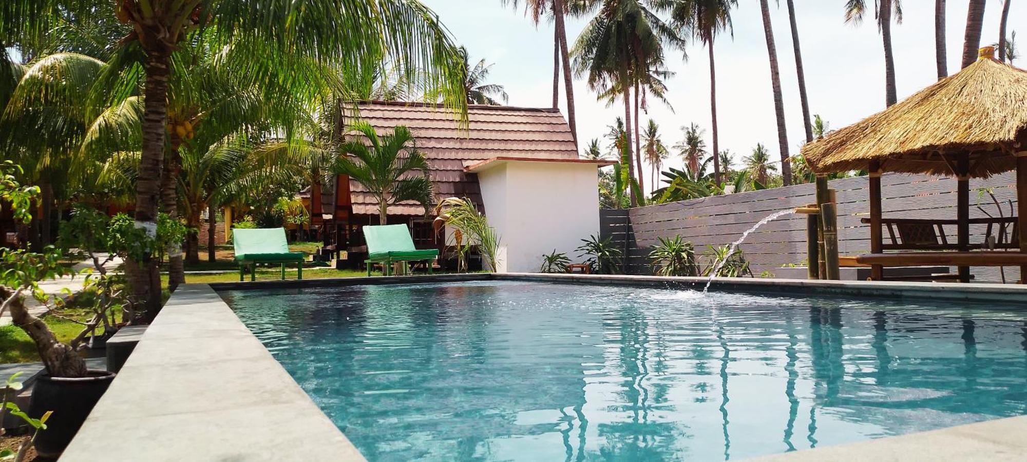 Pandan Bungalow Gili Air Dış mekan fotoğraf